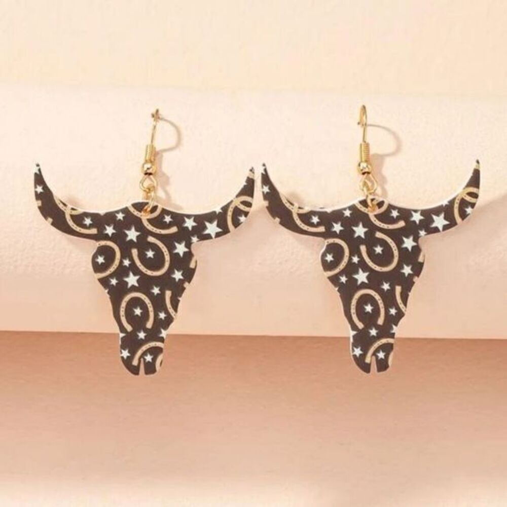 New in Packaging Bull Head Earrings‎